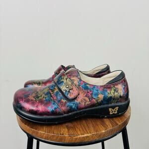 Alegria Joleen Special Lady Multicolor Floral Clogs Women’s Size 9.5